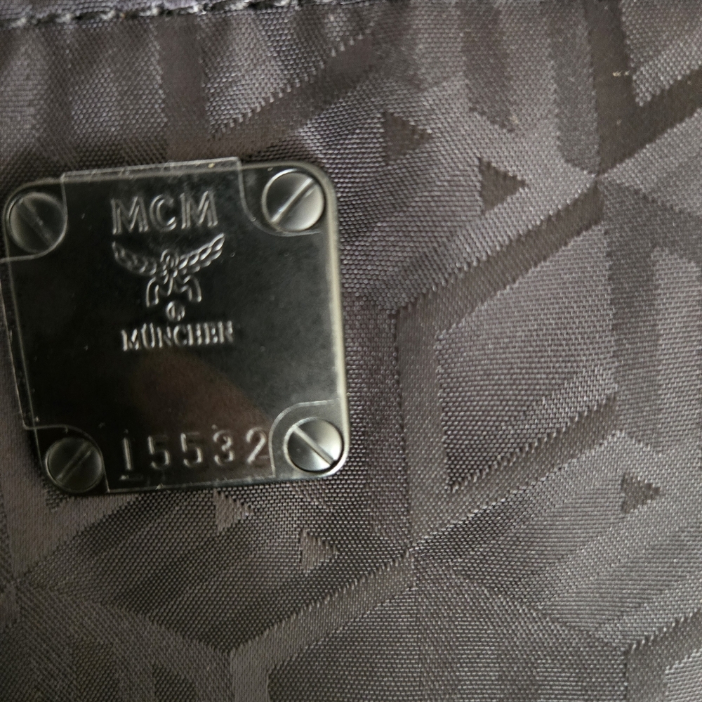 NWT MCM Klassik Tote in Cubic Jacquard Nylon - Picture 7 of 10